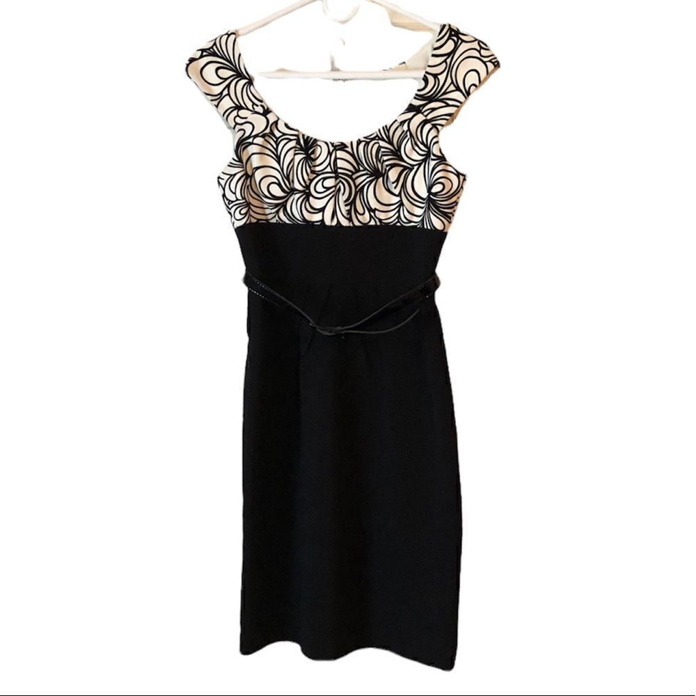 London Times Belted Dress 4